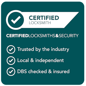 Certified locksmith badge